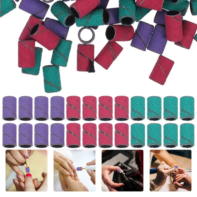 3 cajas pulido de manicura pulido de uñas círculo brocas de uñas suministros