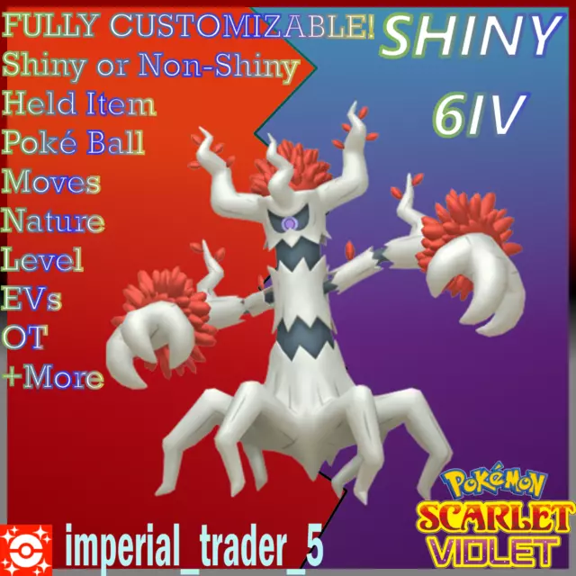 Pokémon Scarlet and Violet ✨SHINY✨ Mimikyu W/ Best 6IV + Customizable