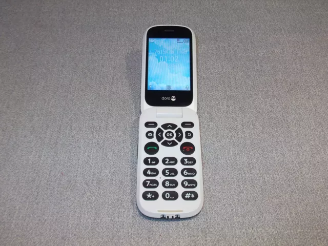 Doro 6530 with Charging Cradle Black/White 2.8 3G Unlocked & SIM Free