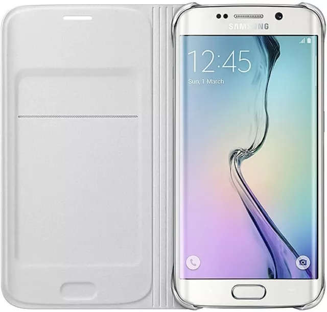 SAMSUNG CUSTODIA FLIP WALLET ORIGINALE PER GALAXY S6 edge NUOVA CONFEZIONATA