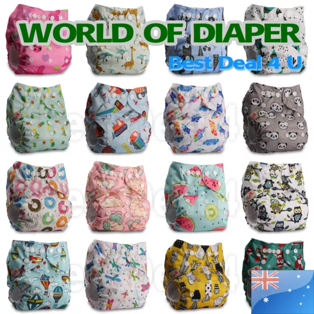 Baby Cloth Diaper Insert Reusable Nappy Couche Windeln Pañal Fralda Pannolini