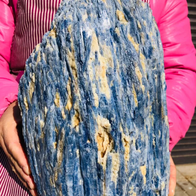 21.36LB Natural Blue Crystal Kyanite Rough Gem mineral Specimen Healing 317 3