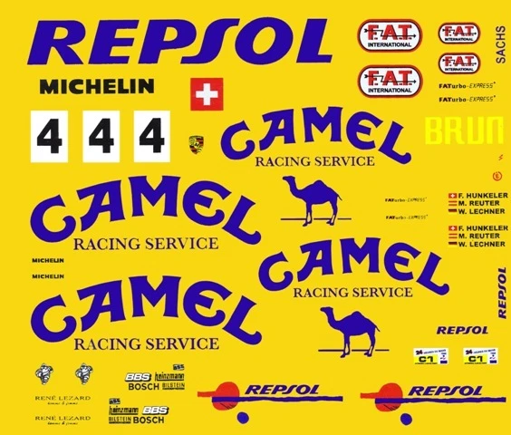 1/24-1/25 Scale LOWENBRAU Porsche 962 1986 Waterslide Decals By TRACKSIDE