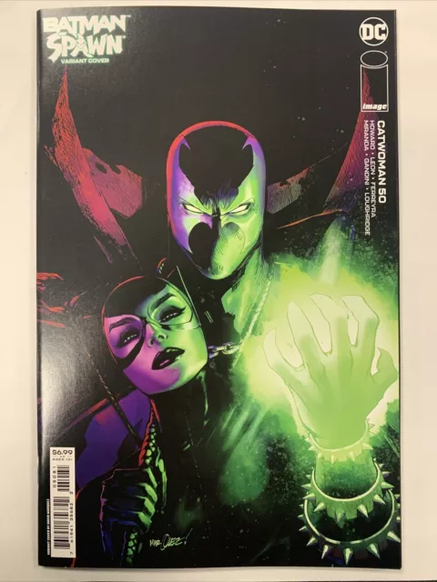Catwoman #50 (DC, 2022) Batman/Spawn Variant David Marquez NM