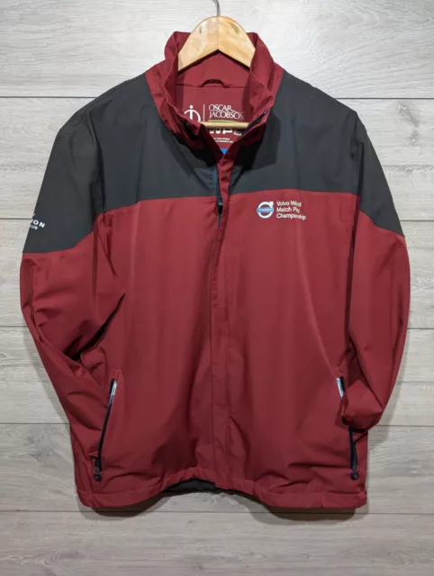 OSCAR JACOBSON WPS Waterproof Jacket Burgandy Excellent Condition XL 39.99 PicClick UK