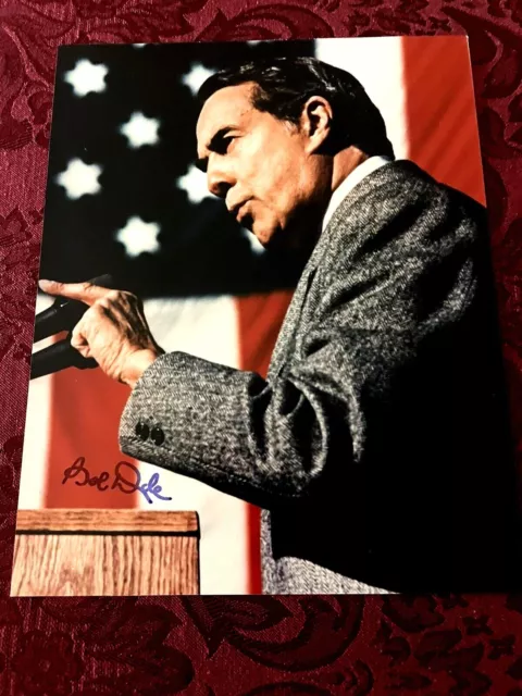 **SIGNED** Senator Bob Dole - 8x10 Color Photograph - Kansas