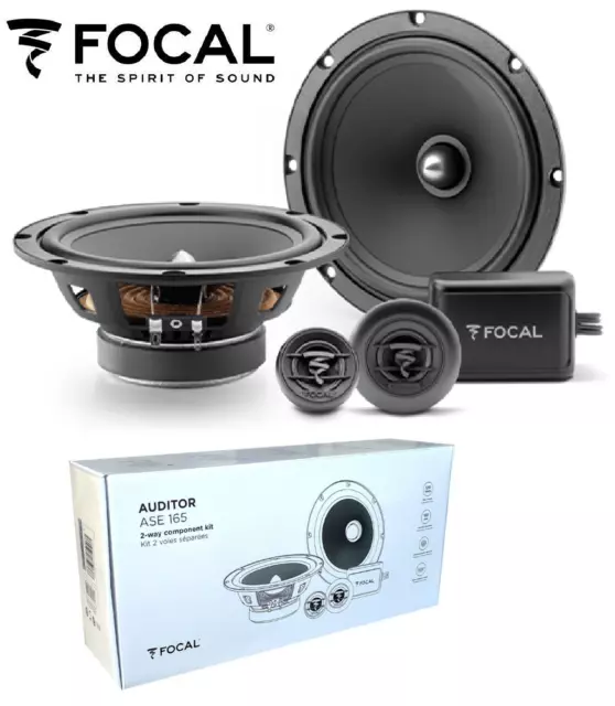 Focal Set ASE-165 Woofer Tweeter Crossover- 2 Vie 16,5CM Lautsprecher Auto 3