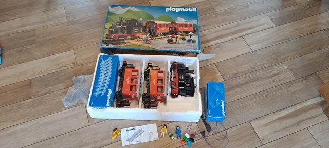 playmobil 4032 Western Electric Train Set vintage NOT COMPLETE