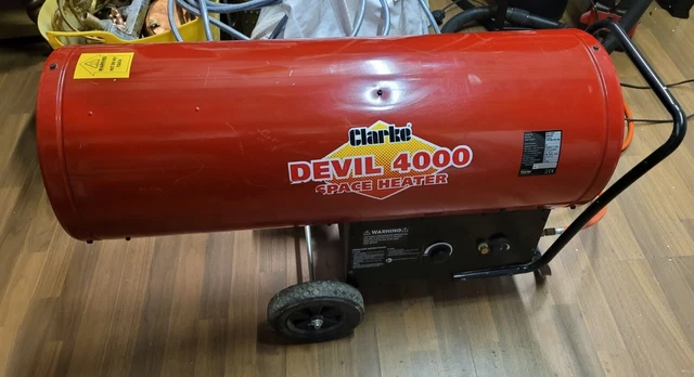 CLARKE LITTLE DEVIL 2 Propane Fired Space Heater £80.00 - PicClick UK