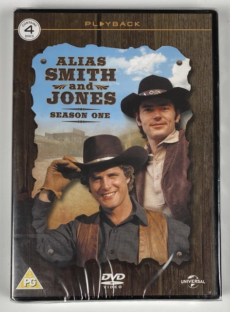 ALIAS SMITH AND Jones Season One DVD Box Set Pete Duel Ben Murphy