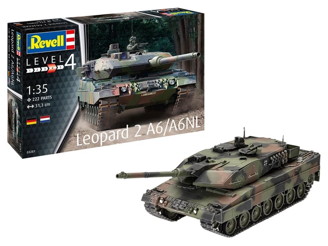 Revell 03311, Slt 50-3 " Elefant " Leopard 2A4, Scala 1:72
