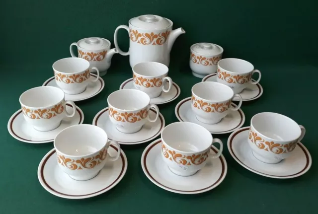 Porcellana Kronester Bavaria Servizio da Tè Teiera Tazza Lattiera  Zuccheriera
