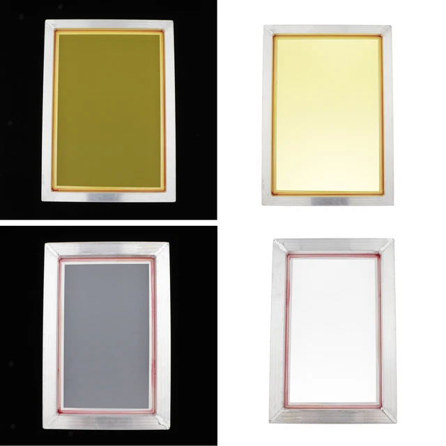 2Pcs 120T Aluminum Frame Size 120 Mesh Silk Screen Printing Screens for Circuit