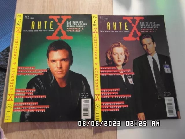 Akte  x  2 Hefte 1996