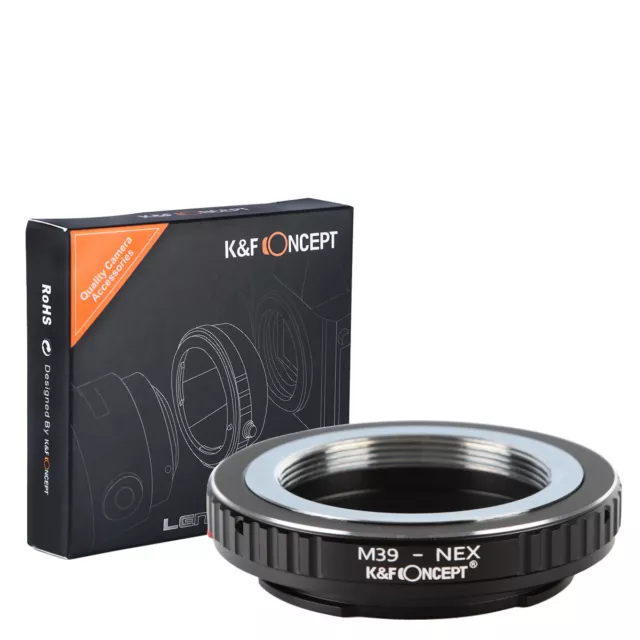 K&F Concept adapter for Leica M39 mount lens to  Sony NEX E mount camera