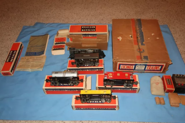 Lionel #177W Freight Train Outfit w/#224E Steam Locomotive & #02689W Tender