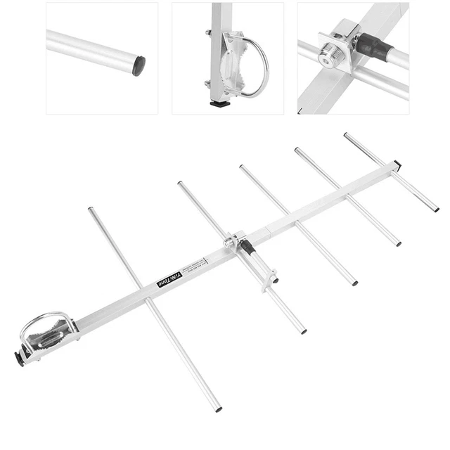 Antenne WiFi Yagi, Antenne Yagi Directionnelle 16 Unités, Antenne de Routeur sans Fil à Gain élevé 2.4G 25dBi, Normes IEEE802.11b, IEEE802.11g, IEEE802. 11n