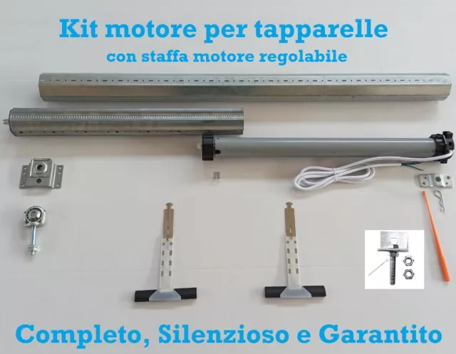 TAPPARELLE ELETTRICHE KIT Motore con Molle Sicurezza RULLO e