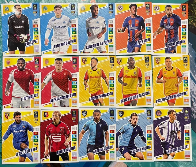 CARTE ADRENALYN LIGUE 1 uber eats 2023 2024 panini au choix EUR 1,00