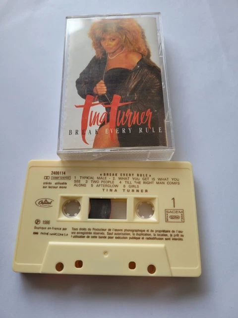 Tina Turner Break Every Rule Cassette Audio Lot 35