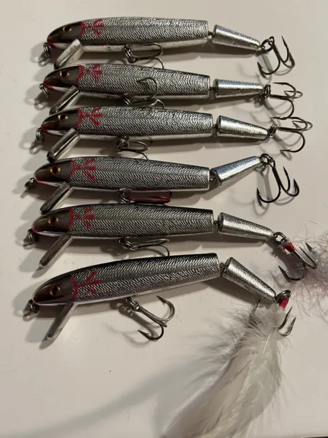 VINTAGE COTTON CORDELL Shifty Shiner Fishing Lures Lot of 4 - 1/2