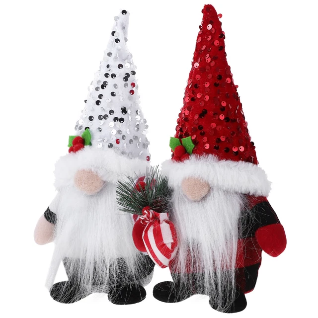 2 pezzi supporto da tavolo nano di Natale decorazione estetica decorazione vacanza