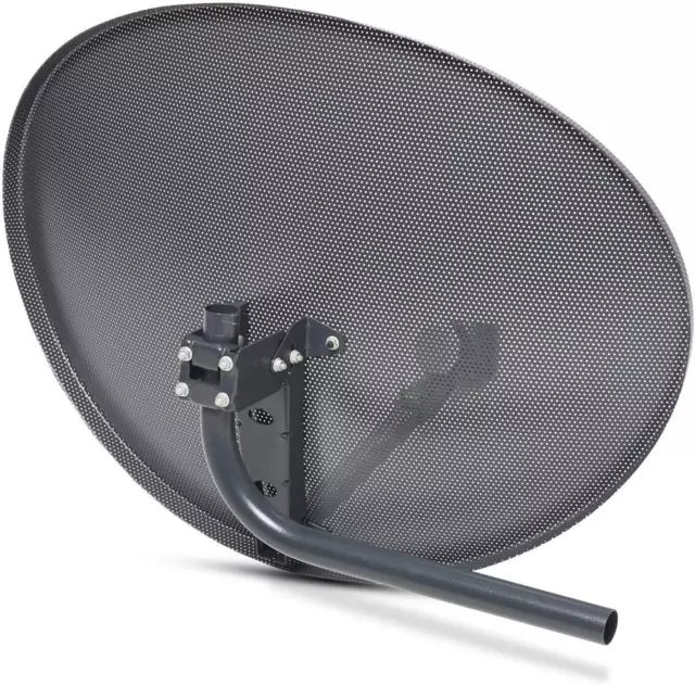 Zone 2 80cm Satellite Dish & Octo LNB LMB For Sky Plus HD Freesat Hotbird Polsat 3