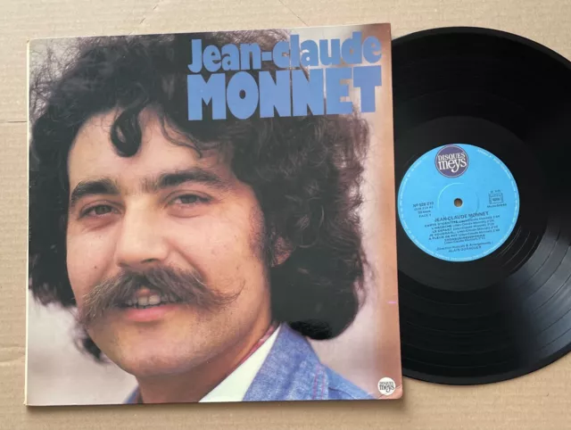 Jean Claude MONNET Carte d' identité LP vinyl 33T DISQUES MEYS (1975) COMME NEUF