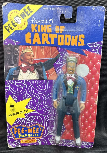 Vintage Pee-Wee Herman King of Cartoons PeeWee Playhouse Matchbox 1988