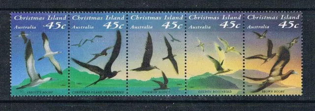 Weihnachten Ist 1993 - 47¢ Seabirds Streifen Von 5 Ausgabe - Sc 349 [ Sg 372a]