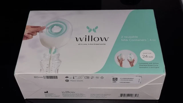 Willow Pump Reusable Breast Milk Containers | 24mm| BNIB