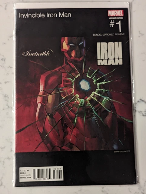 Invincible Iron Man #1 Stelfreeze 50 Cent Hip Hop Variant (2015)
