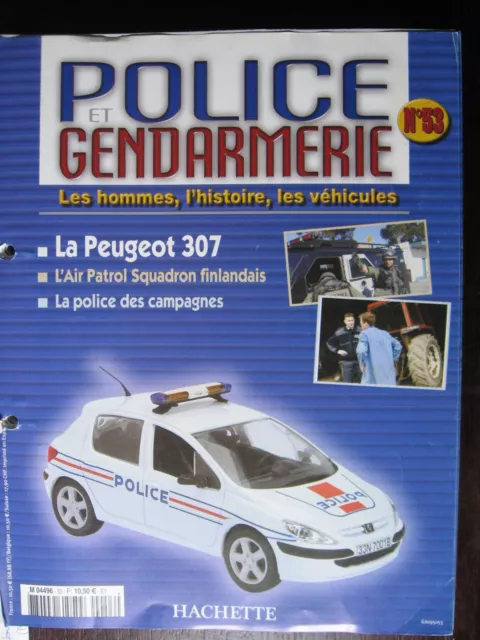 Fascicule 53 Police Gendarmerie Peugeot 307 Moto Bsa A7 Ford Hwy Patrol Taiyo