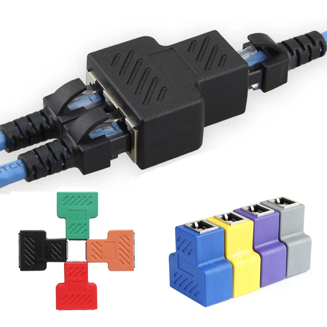 Connettori RJ45 Cat.7 Suoxiom (2 Pezzi) – Spina LAN Senza Attrezzi, Schermata STP, 10 Gbps Per Cavi Rigidi AWG 23-26