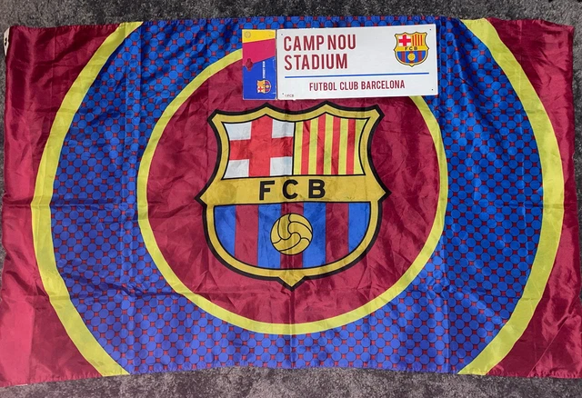 BARCELONA FC STREET Sign CAMP NOU STADIUM Sign Plate £19.99 - PicClick UK