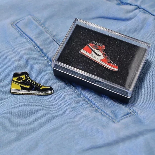 Retro Jordan Sneaker Lapel Hat Pins Button Brooches 2