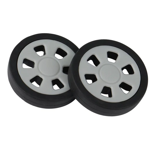 2Xft Suitcase Pulley Rollers Mute Wheel Wear-Resistant Parts Repair 55X12mm U6R5 2