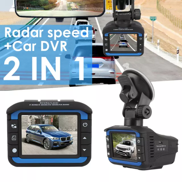 HD1080P Anti Radar Laser Speed Detector Car DVR Recorder Video Dash Camera Night