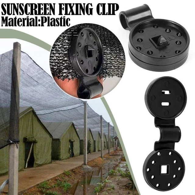 Fix Clamp Greenhouse Film Anti-bird Fence Clips Buckle SunShade Net Clips