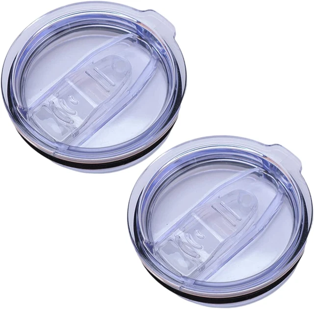 Paquete de 2 tapas de vaso de 20 oz de repuesto, tapas resistentes a salpicaduras a prueba de derrames parte superior de taza