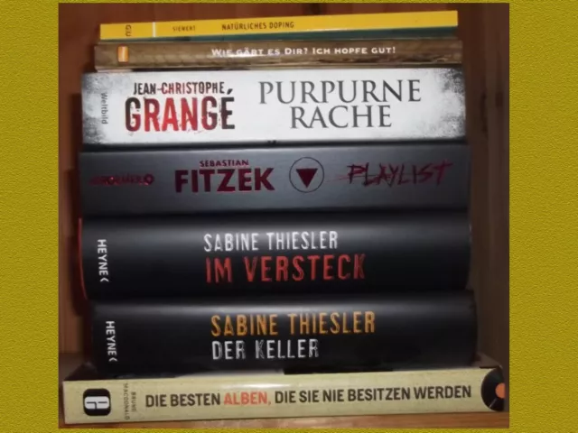 Bücher Sammlung – Thriller , Krimis usw. – Thiesler , Fitzek und mehr