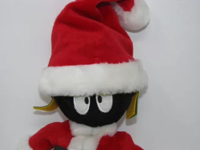 Marvin The Martian Bean Bag Santa Plush Vintage 1998 10" Warner Brothers Studio 3