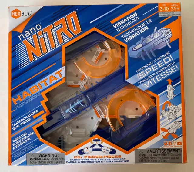 HEXBUG NANO NITRO HABITAT PLAYSET - complete open box