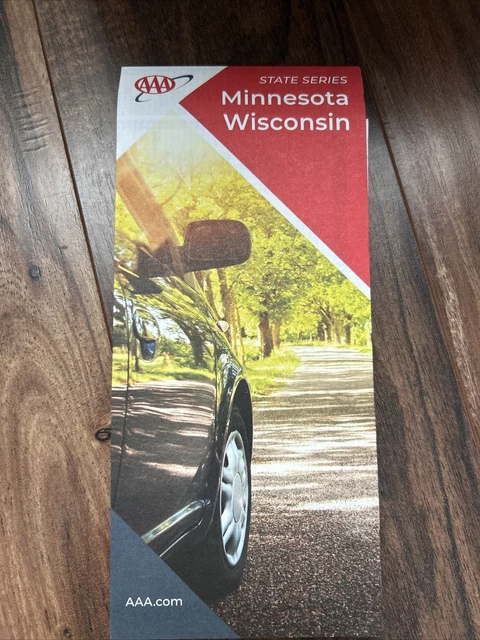 Minnesota Wisconsin State Map AAA Roadmap NEW 2022