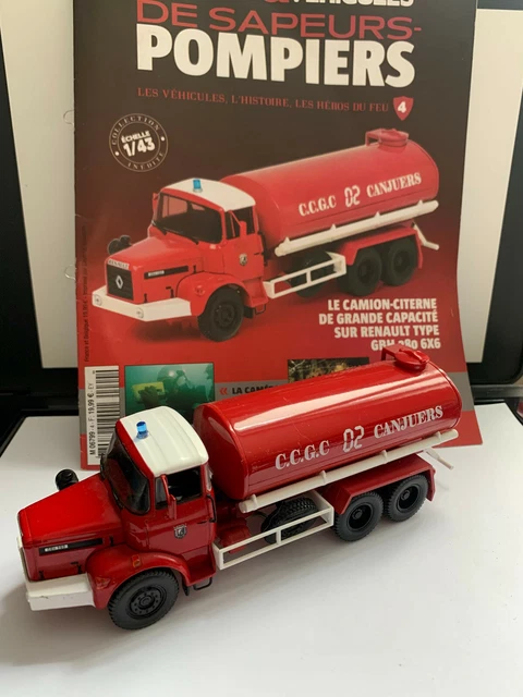 Camion De Pompiers Magirus TLF 15 - Miniature 1:43 Hachette Collection - N°2 - Occasion