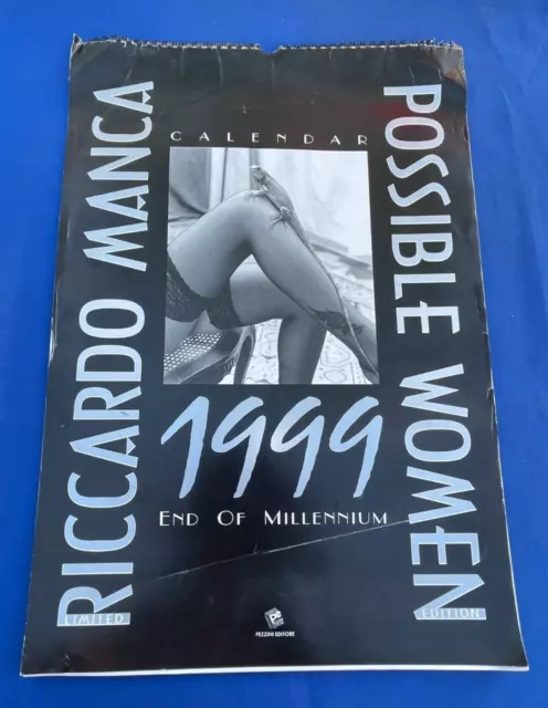 Riccardo Manca Calendario 1999 end of millennium  Possible Woman Edition Limited
