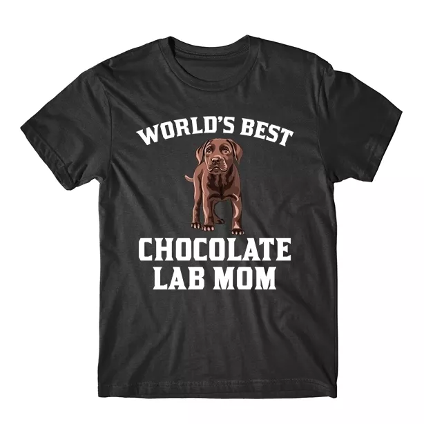 World's Best Chocolate Lab Mom Dog Owner Graphic T-Shirt