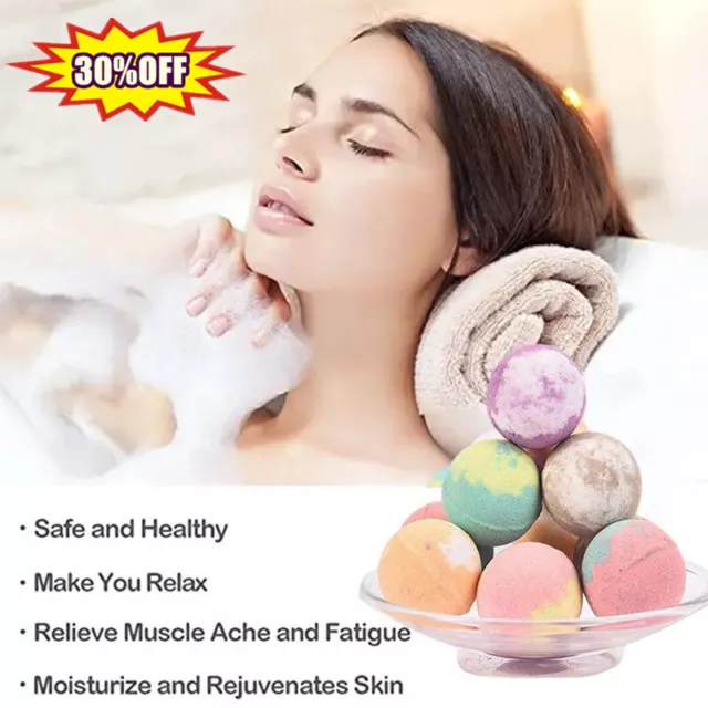 Bath Bombs Handmade Organic with Essential Oils | Bath Bomb Gift Set