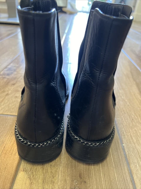 BARNEYS NEW YORK Chelsea Boots Sz 40 US 9 Black Leather  display picture 1