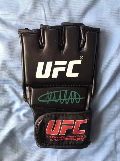 Authentic Hand Signed Conor McGregor & Khabib UFC Glove - COA